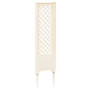 vidaXL Trellis avec pique Blanc 43 x 6 x 165 cm PP