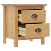 vidaXL Table de chevet Hill 46x35x49,5 cm Bois de pin solide