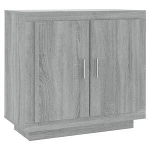 vidaXL Buffet Sonoma gris 80x40x75 cm Bois d'ing&eacute;nierie