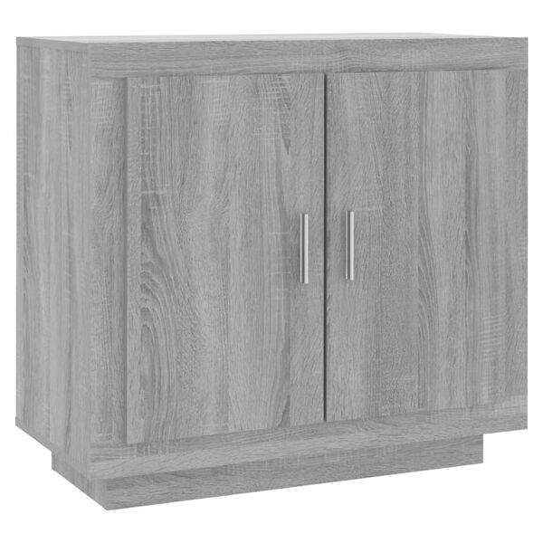 vidaXL Buffet Sonoma gris 80x40x75 cm Bois d'ingénierie