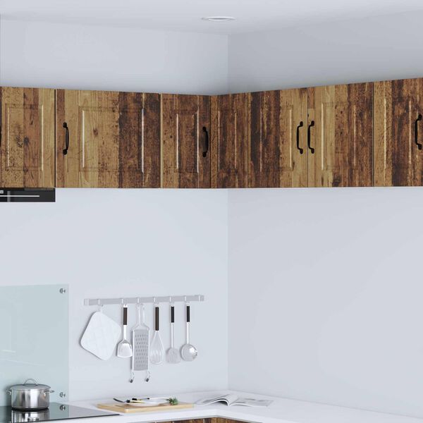 vidaXL Armoire de cuisine avec &eacute;tag&egrave;re Bois ancien 57 x 57 x 40 cm