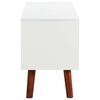 vidaXL Meuble TV 110x35x50 cm Bois d'acacia solide et MDF