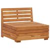 vidaXL Canap&eacute; central sectionnel 1 pc et coussins Bois d'acacia massif