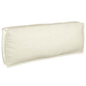 vidaXL Coussin Crème 120 x 40 x 12 cm Tissu Oxford