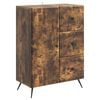 vidaXL Buffet Ch&ecirc;ne fum&eacute; 66 x 34,5 x 90 cm Bois d'ing&eacute;nierie