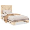 vidaXL Cadre de lit sans matelas avec t&ecirc;te de lit 100x200 cm