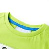 T-shirt pour enfants avec manches courtes vert citron 116