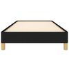 vidaXL Cadre de lit sans matelas noir 90x200 cm tissu