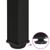 vidaXL Pieds de table basse 4 pi&egrave;ces Noir 30-32 cm Acier
