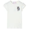 T-shirt pour enfants &eacute;cru 116