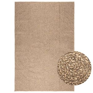 vidaXL Tapis ZIZUR 160x230 cm aspect de jute int&eacute;rieur et ext&eacute;rieur