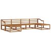 vidaXL Ensemble de canap&eacute;s d'ext&eacute;rieur 6 pc Naturel