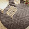 vidaXL Tapis d'ext&eacute;rieur ARAKIL marron &Oslash;200 cm PP