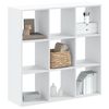 vidaXL Biblioth&egrave;que blanc 102x32x102 cm bois d'ing&eacute;nierie