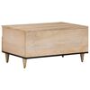 vidaXL Table basse 80x54x40 cm bois de manguier massif