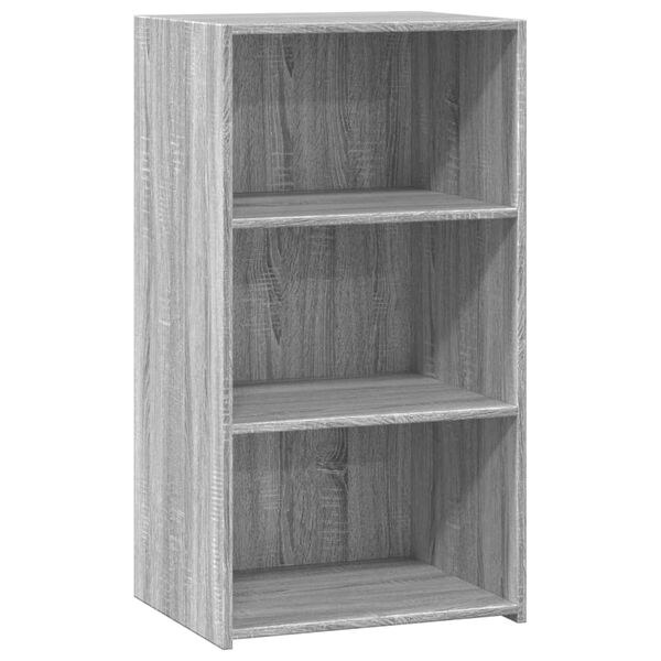 vidaXL Buffet sonoma gris 50x41x93 cm bois d'ing&eacute;nierie