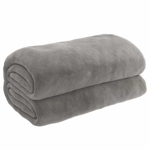 vidaXL Couverture lest&eacute;e avec housse Gris 138x200 cm 10 kg Tissu