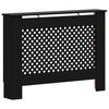 vidaXL Cache-radiateur noir 112x19x81,5 cm MDF