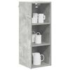 vidaXL Armoire suspendue avec stockage Gris b&eacute;ton 30 x 29,5 x 80 cm