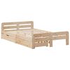 vidaXL Cadre de lit sans matelas 135x190 cm bois de pin massif