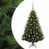 vidaXL Arbre de No&euml;l Artificiel avec Boule 120 cm 150 LED Blanc chaud