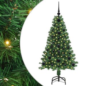 vidaXL Sapin de No&euml;l artificiel Vert 120 cm PVC, Acier et Plastique