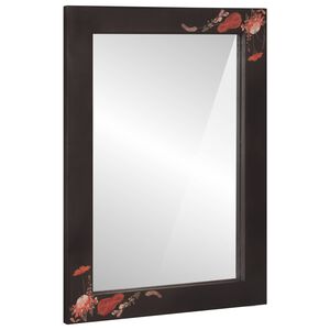 vidaXL Miroir Montage mural Multicolore 70 x 50 x 3 cm Verre