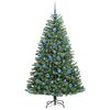 vidaXL Sapin de No&euml;l Artificiel &agrave; Branches Articul&eacute;es Vert 180 cm