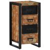 vidaXL Armoire à tiroir multicolore 40x40x75 cm bois de récupération