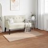 vidaXL Tapis en Fourrure Synth&eacute;tique de Lapin Olite Taupe 80 x 150 cm