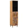 vidaXL Armoire de salle de bain avec tiroir Naturel 38 x 33 x 160 cm