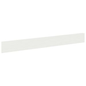 vidaXL Bordure de Pelouse 10 pc 100 x 12 cm Acier Blanc