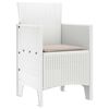vidaXL Chaise de jardin 2 pcs Blanc 53 x 49 x 85 cm PP