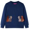 Sweatshirt pour enfants bleu marine 92