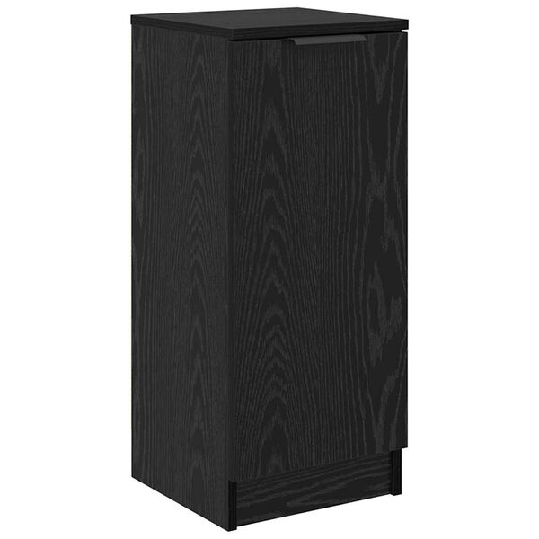 vidaXL Buffet Ch&ecirc;ne noir 30 x 30 x 70 cm Bois d'ing&eacute;nierie