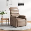vidaXL Fauteuil inclinable Cappuccino Similicuir