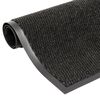 vidaXL Paillasson touffet&eacute; 60x180 cm Noir