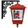 vidaXL Lampe murale de Noël lumières LED et Père Noël Rouge 40x27x45cm