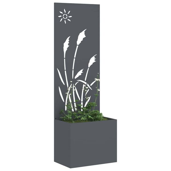 vidaXL &Eacute;cran de confidentialit&eacute; de jardin Anthracite 50 x 140 cm