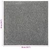 vidaXL Tapis 20 pcs Gris 50 x 50 cm 100% Polypropyl&egrave;ne