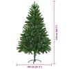vidaXL Sapin de No&euml;l avec 300 LED avec support Vert 210 cm PE