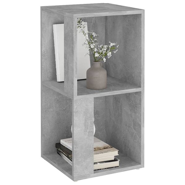 vidaXL Armoire d'angle Gris b&eacute;ton 33x33x67 cm Bois d'ing&eacute;nierie