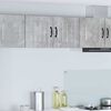 vidaXL Armoire de cuisine Lucca 2 pcs Gris b&eacute;ton 40 x 31 x 40 cm