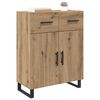 vidaXL Buffet Ch&ecirc;ne artisanal 69,5 x 34 x 90 cm Bois d'ing&eacute;nierie