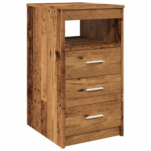 vidaXL Armoire &agrave; tiroirs vieux bois 40x50x76 cm bois d'ing&eacute;nierie