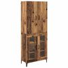vidaXL Haut Armoire Bois Ancien 69,5 x 34 x 180 cm Bois d'ing&eacute;nierie