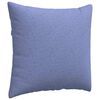 vidaXL Coussins de canapé 2 pcs Bleu 50 x 50 cm tissu