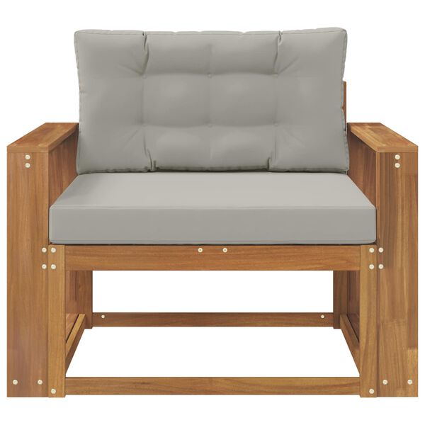 vidaXL Sofa de milieu ext&eacute;rieur Bois d'Acacia Massif Naturel