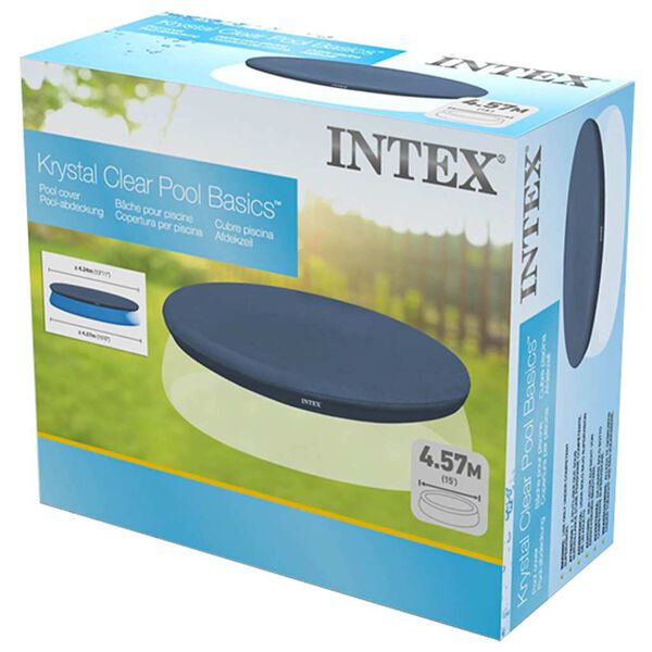 Intex Couverture de piscine ronde 457 cm