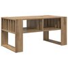vidaXL Table basse Ch&ecirc;ne artisanal 92 x 49,5 x 45 cm Bois d'ing&eacute;nierie